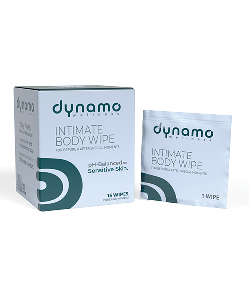 SCREAMING O DYNAMO WELLNESS INTIMATE BODY WIPES 15 PACK SCREAMING O DYNAMO WELLNESS INTIMATE BODY WIPES 15 PACK
