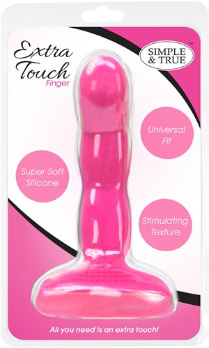 EXTRA TOUCH FINGER DONG PINK - Click Image to Close