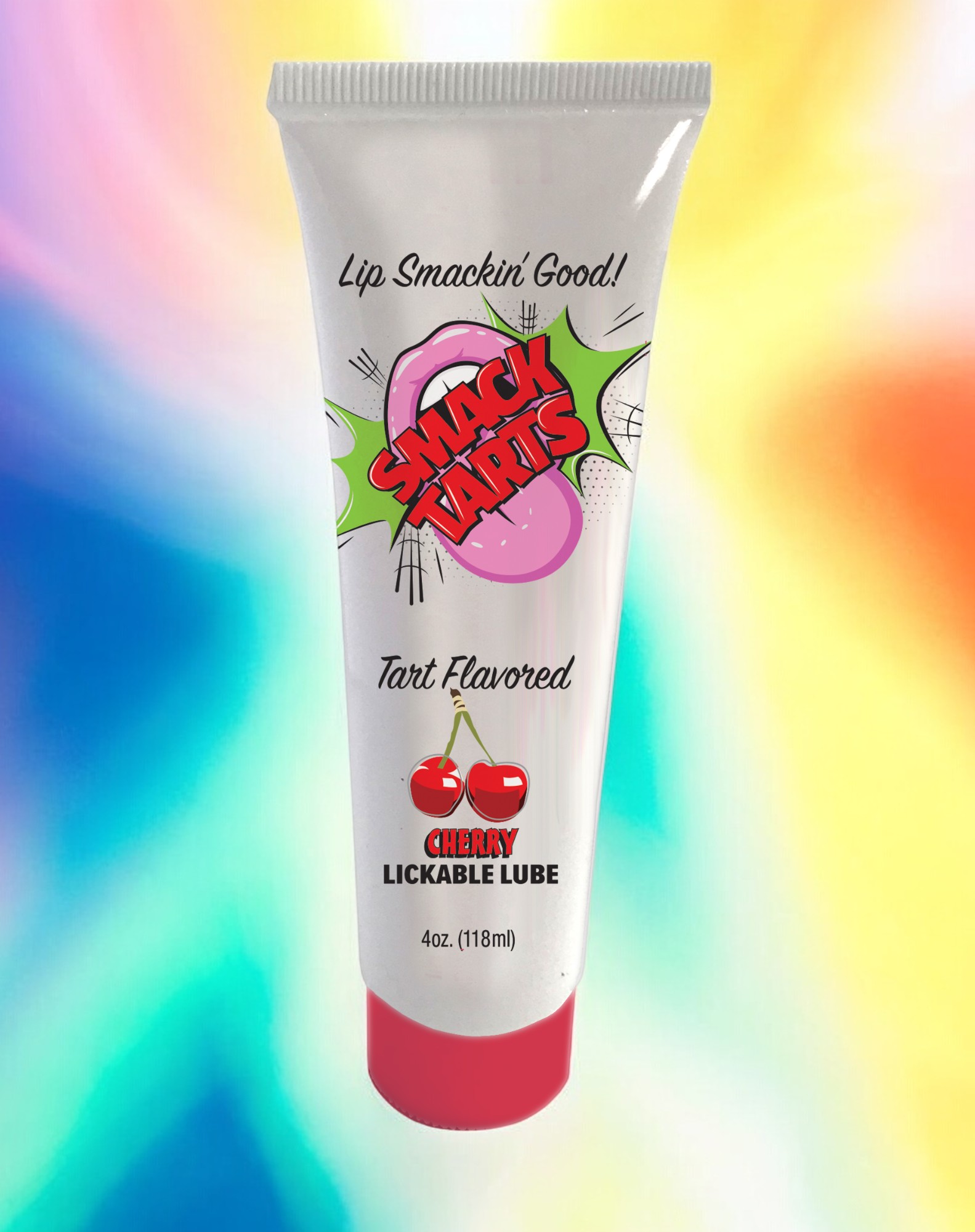 SMACK TARTS LICKABLE LUBE SOUR CHERRY 4 OZ