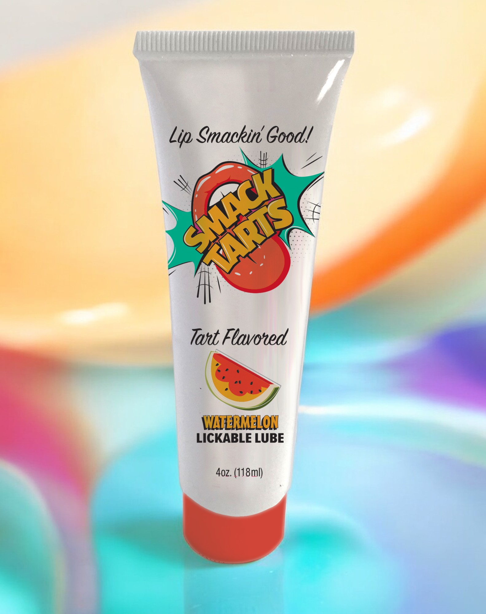 SMACK TARTS LICKABLE LUBE SOUR WATERMELON 4 OZ