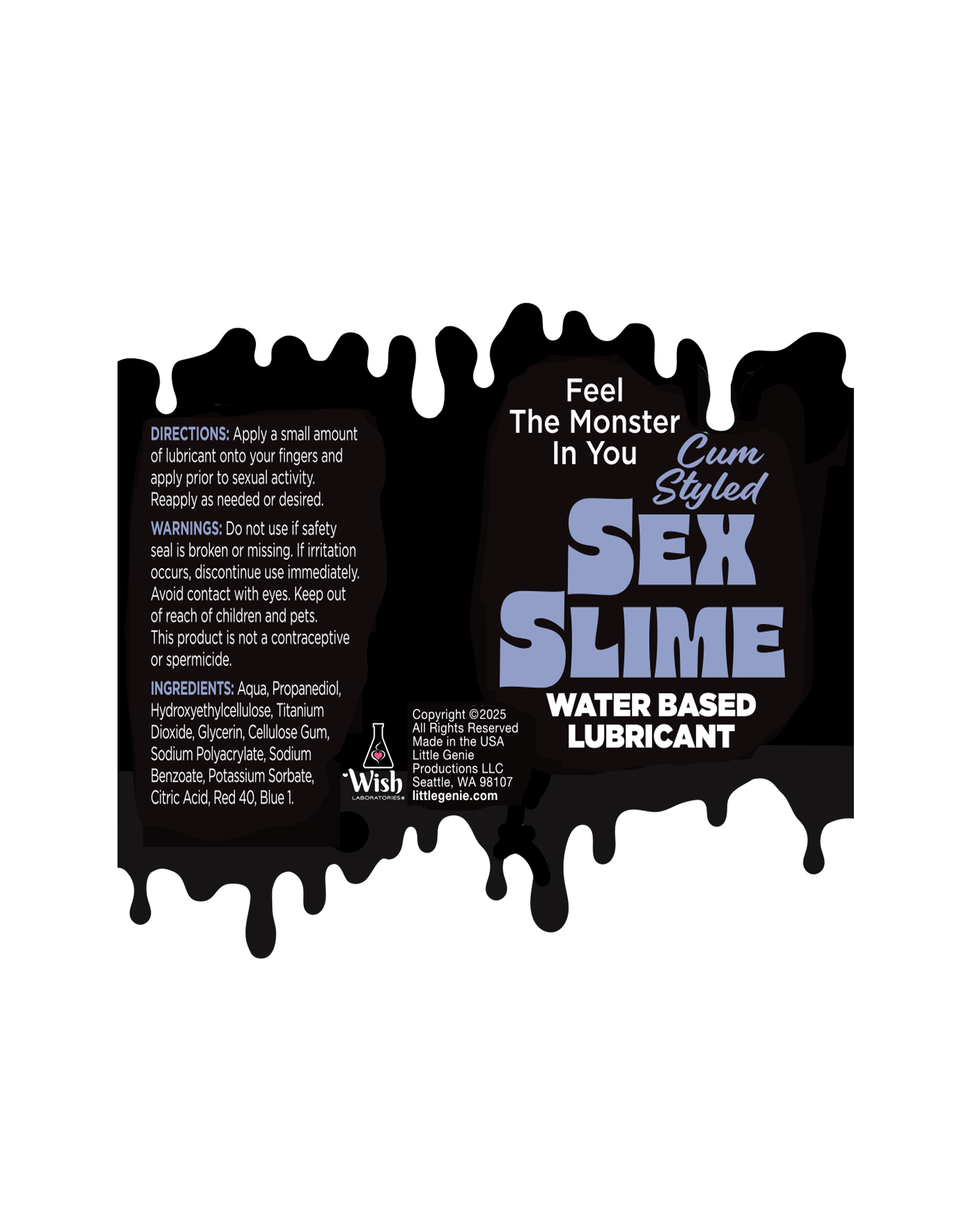 SEX SLIME CUM STYLE PURPLE 2 OZ
