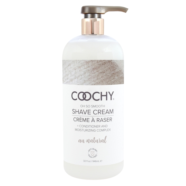 COOCHY SHAVE CREAM AU NATURAL 32 OZ