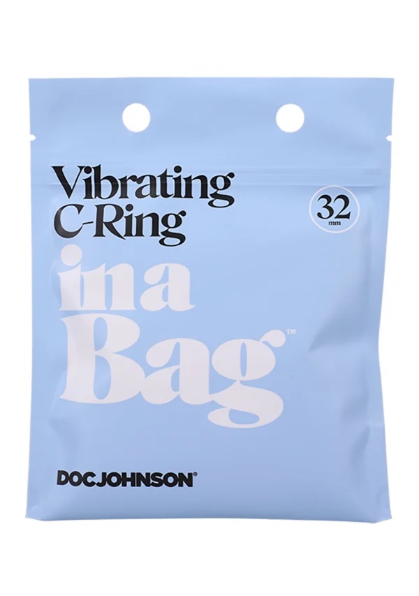 IN A BAG VIBRATING C-RING BLACK