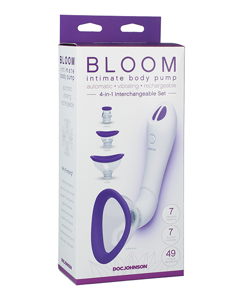 BLOOM INTIMATE BODY PUMP PURPLE/WHITE