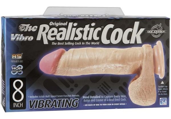 REALISTIC COCK-8IN VIB BX