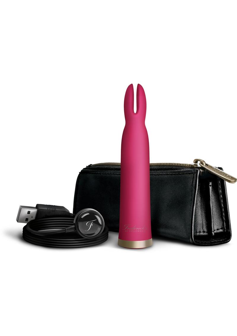 FREDERICK'S OF HOLLYWOOD RECHARGEABLE RABBIT BULLET HOT PINK (NET)