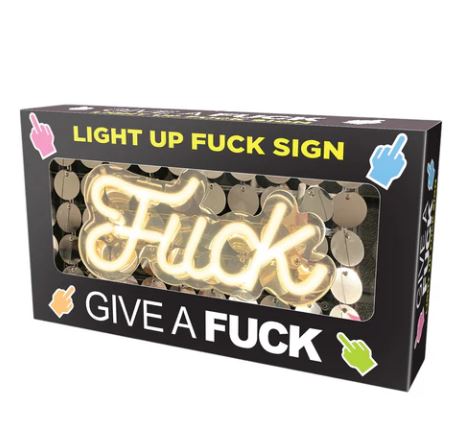 NEON FUCK LIGHT UP SIGN
