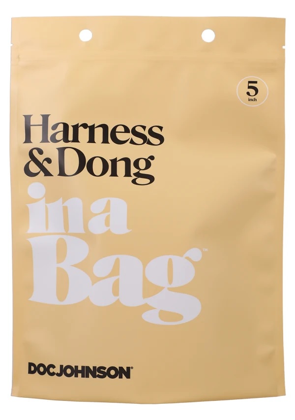 IN A BAG HARNESS & DONG BLACK