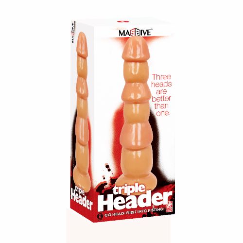 (WD) TRIPLE HEADER 3 DICK HEAD DILDO