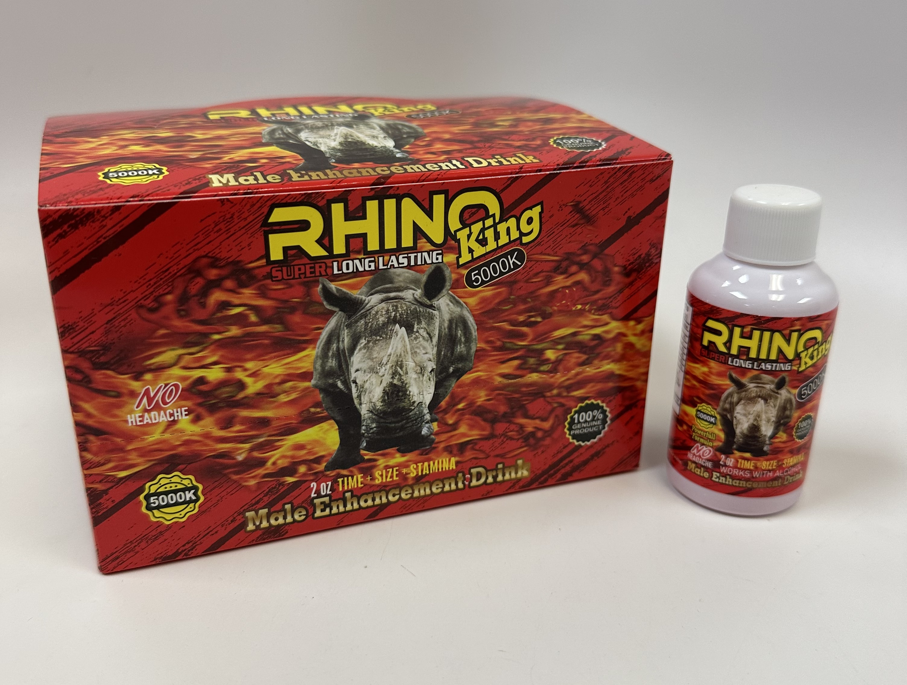 RHINO KING 5000K SHOTS 12PC DISPLAY (NET)