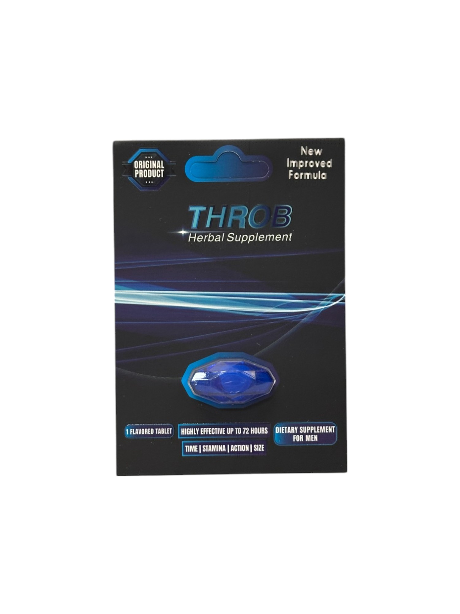 THROB HERBAL SUPPLEMENT FOR MEN 24PC DISPLAY (NET)