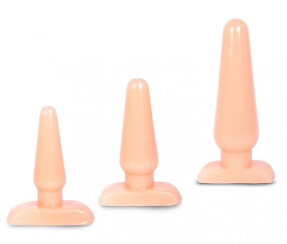 HUNG RIDER ANAL TRAINING SET BEIGE BULK