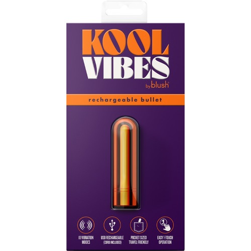 KOOL VIBES - RECHARGEABLE MINI BULLET - TANGERINE