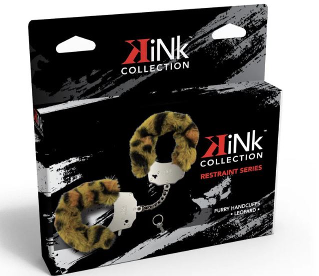 KINK COLLECTION FURRY HANDCUFF LEOPARD