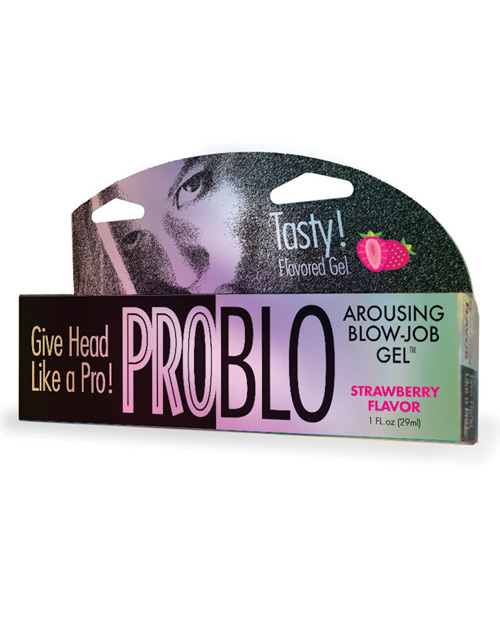 PROBLO AHH SOME BLOW JOB GEL STRAWBERRY 1 OZ - Click Image to Close