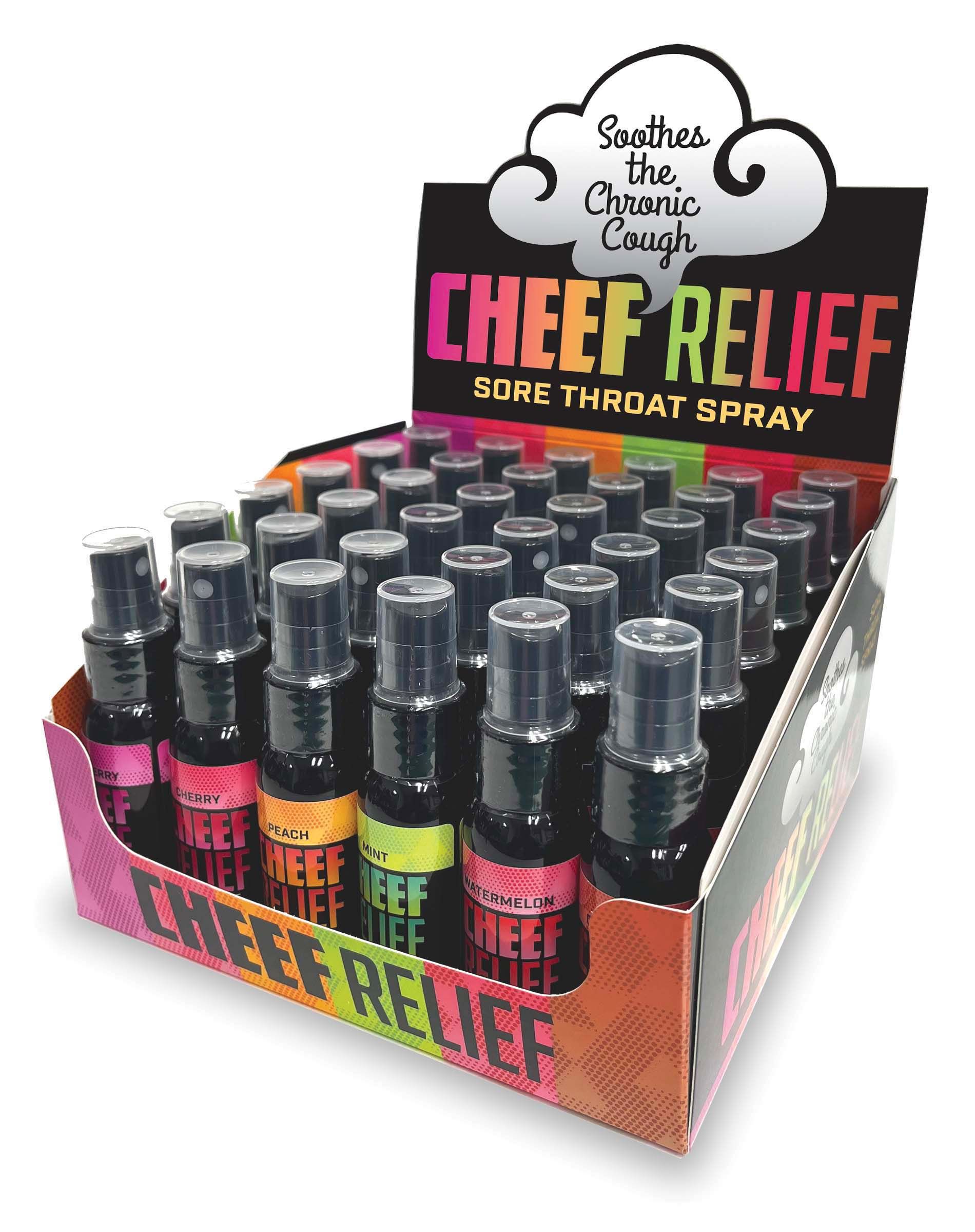 CHEEF RELIEF DISPLAY 36 PCS - Click Image to Close