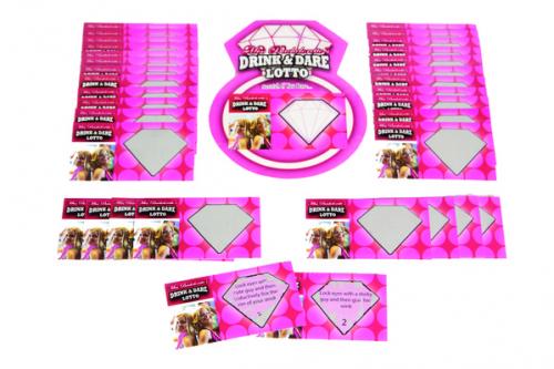 (D) MISS BACHELORETTES DRINK DARE LOTTO