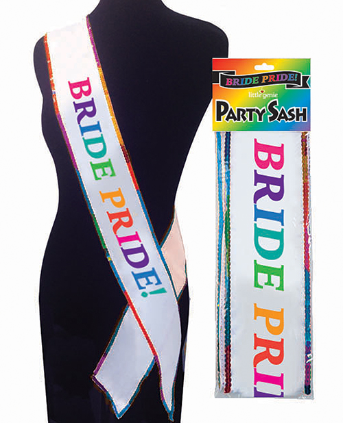 (WD) BRIDE PRIDE SASH