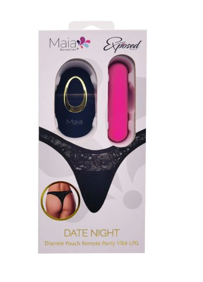 DATE NIGHT REMOTE PINK PANTY VIBE - L/XL