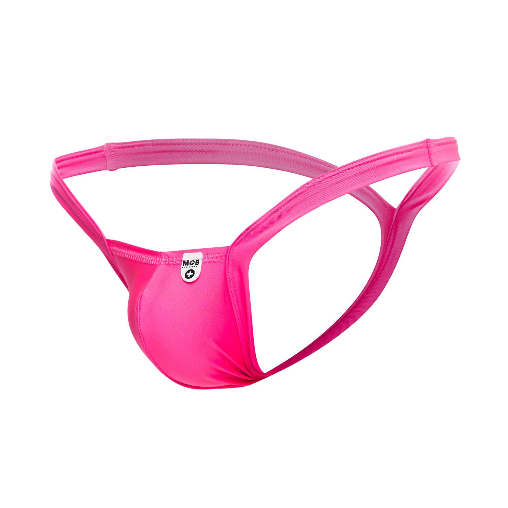 (WD) MOB Y BUNS THONG NEON PIN LARGE