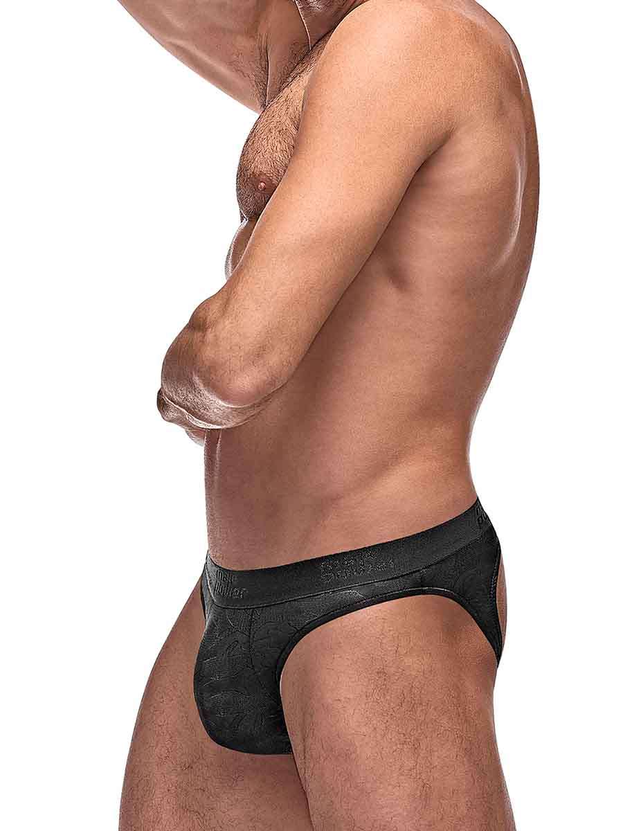 IMPRESSIONS MOONSHINE JOCK BRIEF BLACK L/XL
