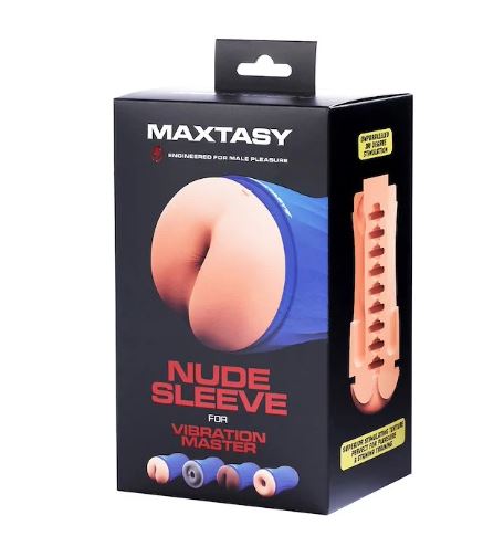 MAXTASY VIBRATION SLEEVE REALISTIC NUDE REPLACEMENT