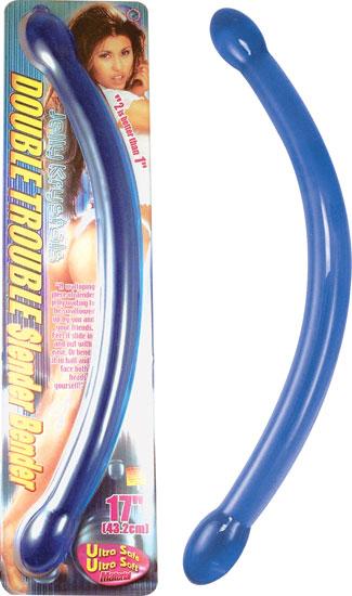 DOUBLE TROUBLE SLENDER BENDER BLUE - Click Image to Close