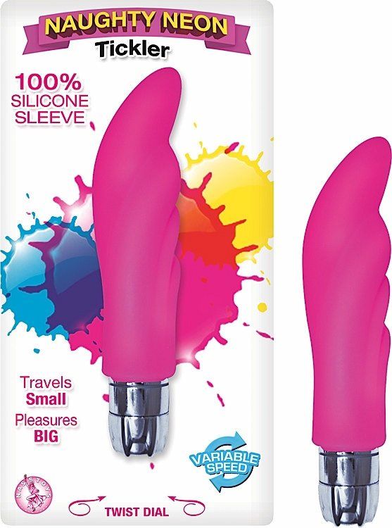 NAUGHTY NEON TICKLER PINK