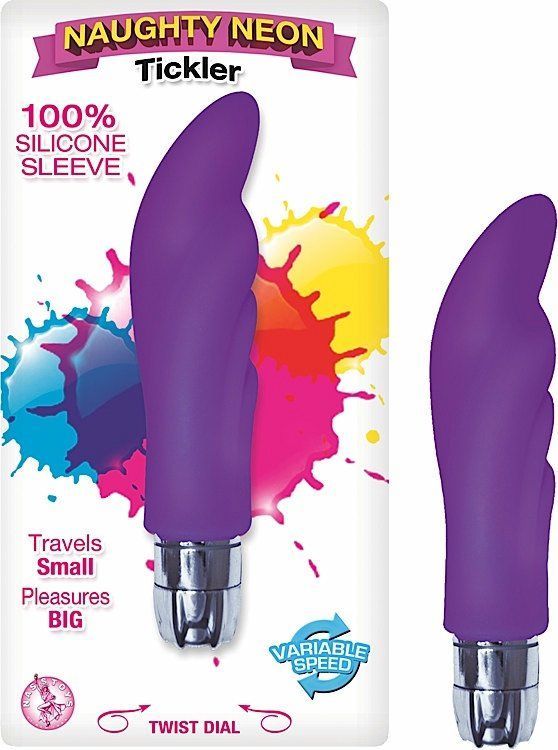 NAUGHTY NEON TICKLER PURPLE