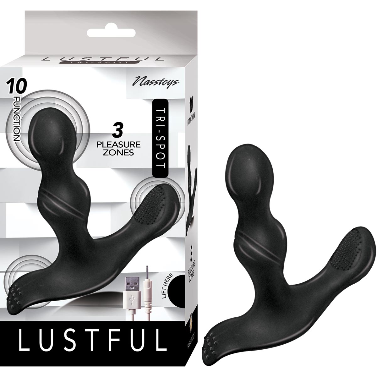 LUSTFUL TRI-SPOT BLACK