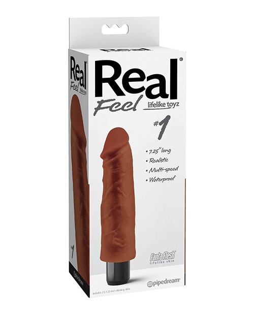 REAL FEEL LIFELIKE TOYZ #1 BROWN - Click Image to Close