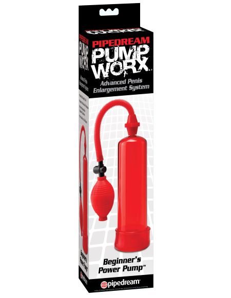 PUMP WORX BEGINNERS POWER PUMP RED - Click Image to Close