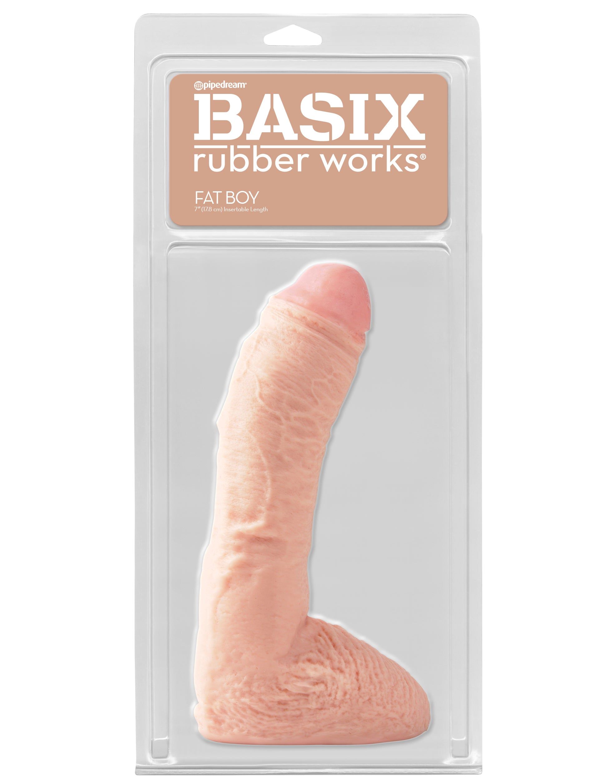 BASIX RUBBER WORKS FAT 10IN BOY FLESH