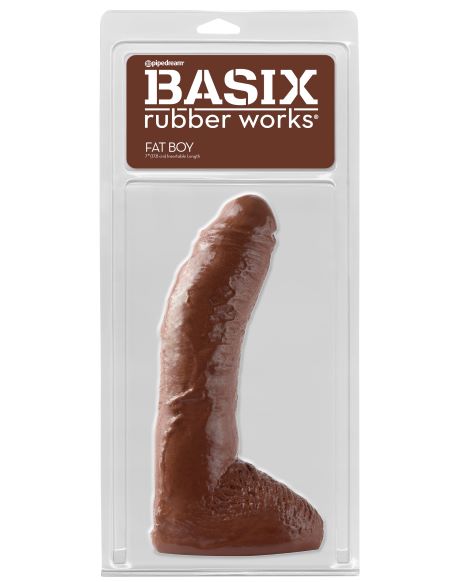 BASIX RUBBER WORKS FAT BOY 10IN BROWN