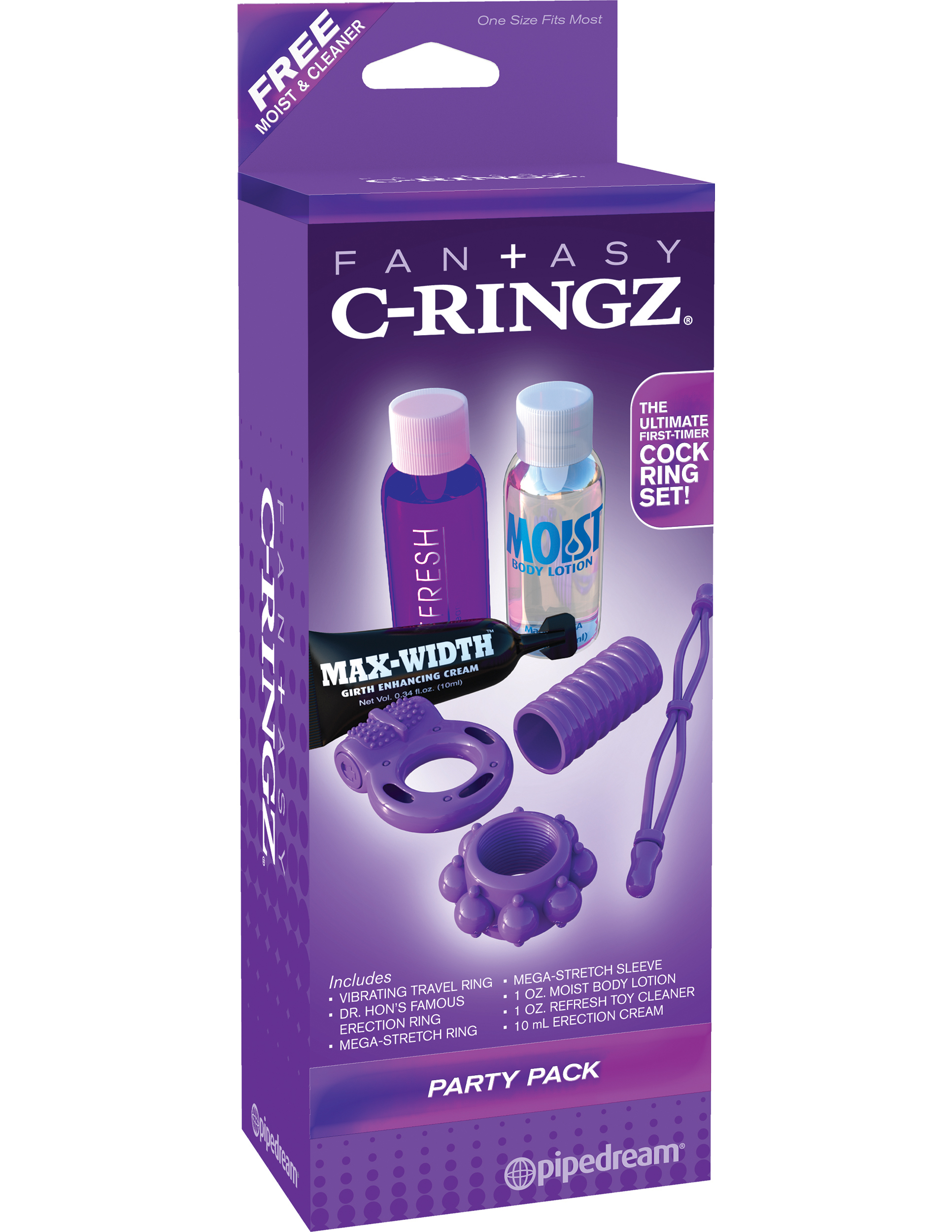 FANTASY C-RINGZ PARTY PACK PURPLE