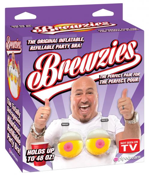 (WD) BREWZIES INFLATABLE BRA - Click Image to Close