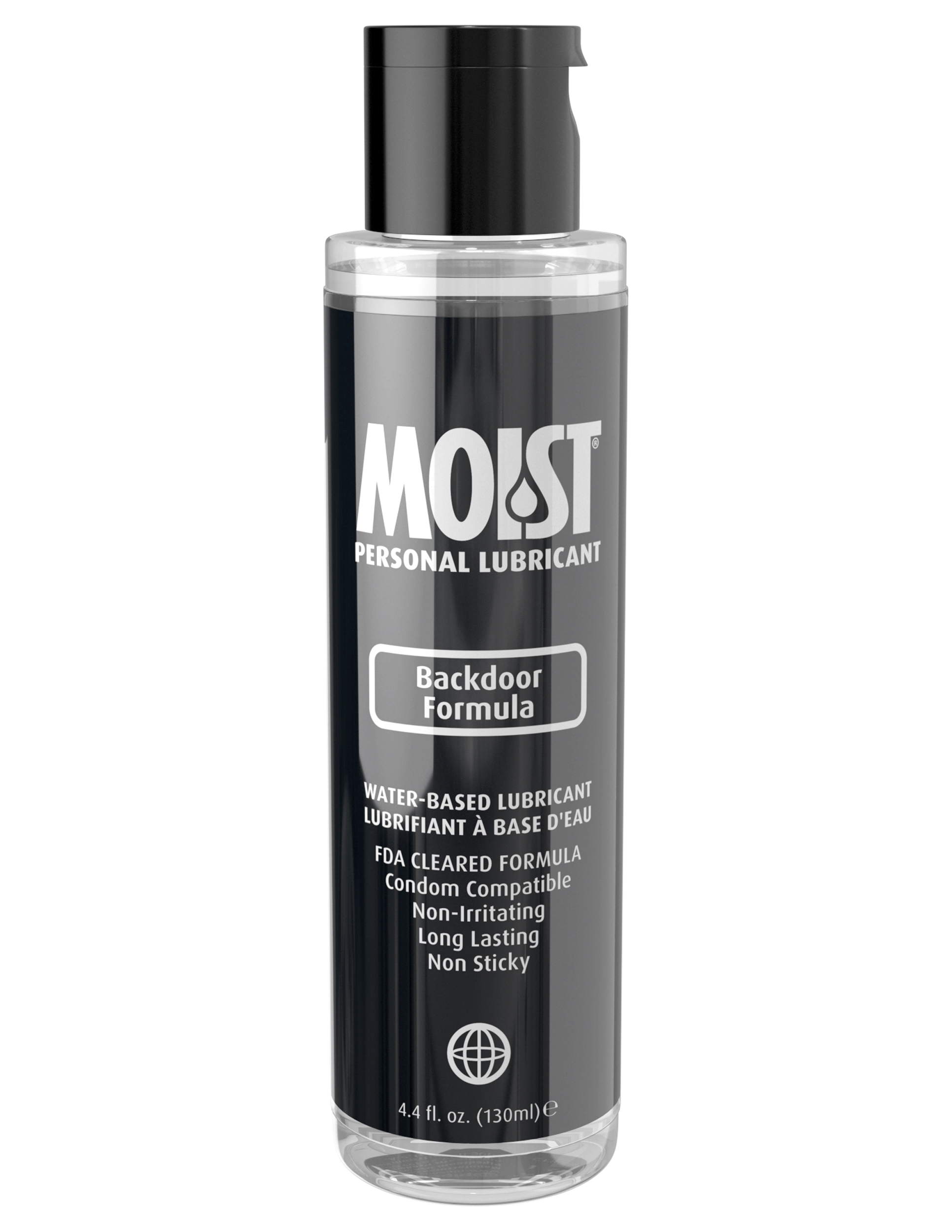 MOIST PERSONAL LUBRICANT BACKDOOR FORMULA 4.4 OZ - Click Image to Close