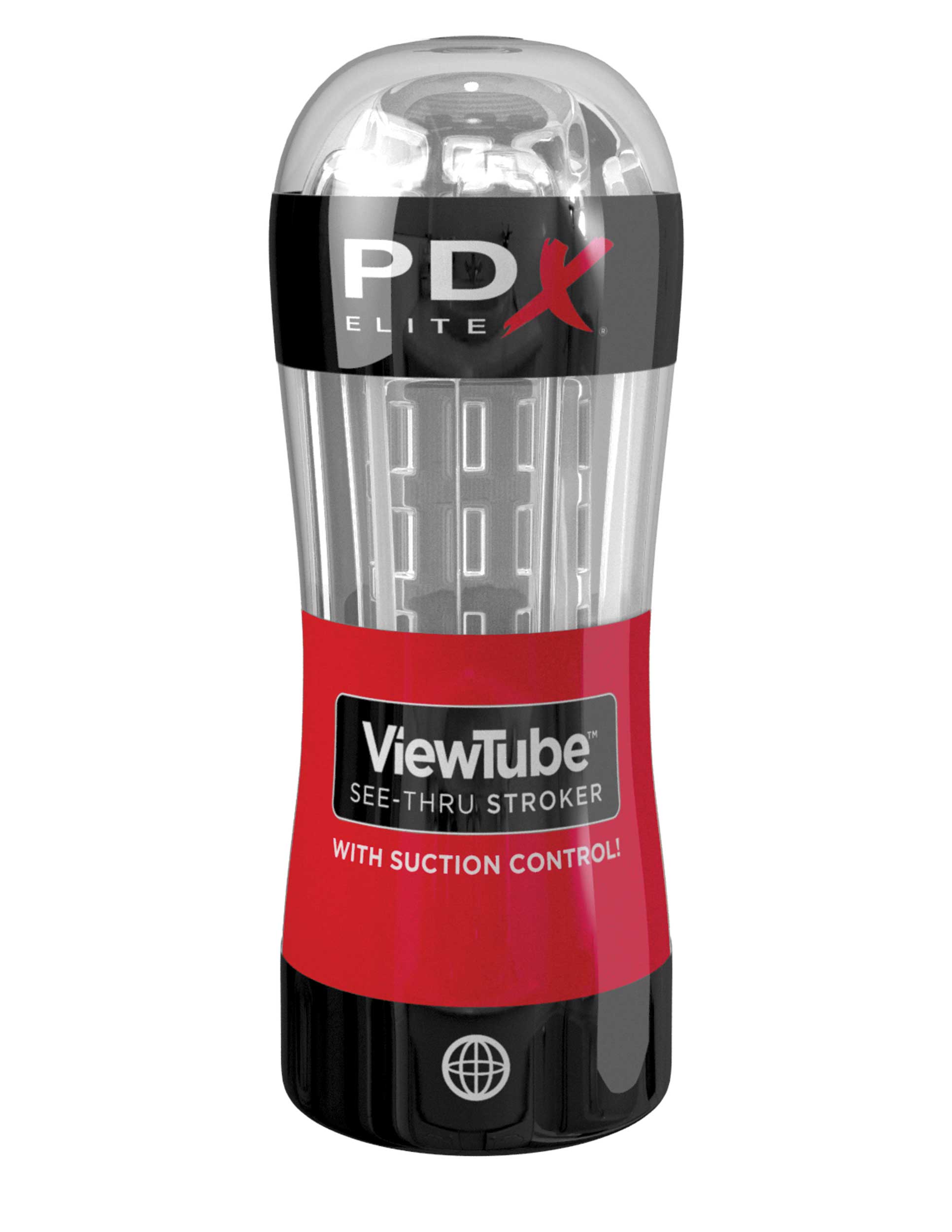PDX ELITE VIEWTUBE SEE-THRU STROKER - Click Image to Close
