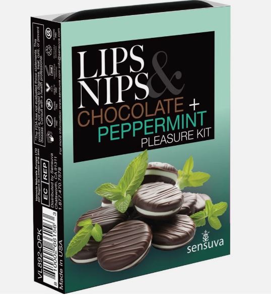 LIPS & NIPS PLEASURE KIT CHOCOLATE & PEPPERMINT