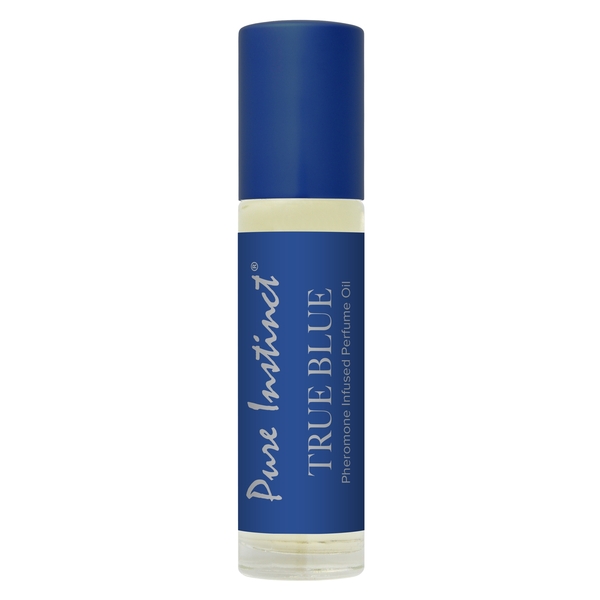 PURE INSTINCT PHEROMONE INFUSED PERFUME OIL TRUE BLUE .34L OZ/10.2ML