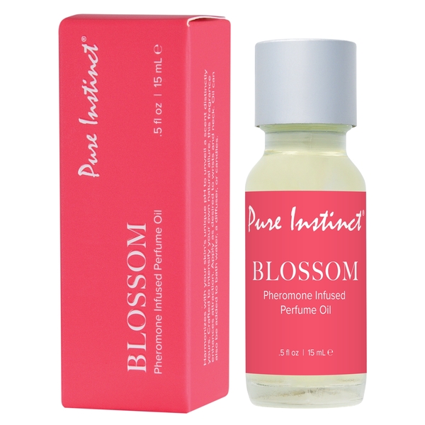 PURE INSTINCT PHEROMONE INFUSED PERFUME OIL EAU DE PARFUM BLOSSOM .5FL OZ/15ML