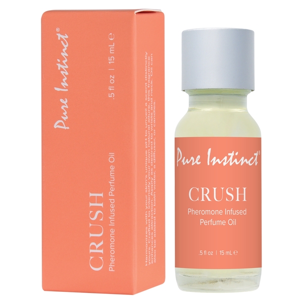 PURE INSTINCT PHEROMONE INFUSED PERFUME OIL EAU DE PARFUM CRUSH .5FL OZ/15ML