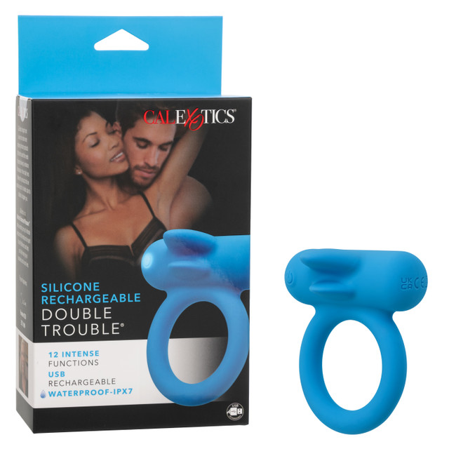 SILICONE RECHARGEABLE DOUBLE TROUBLE