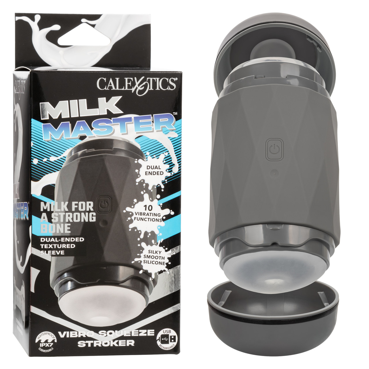 MILK MASTER VIBRO SQUEEZE STROKER