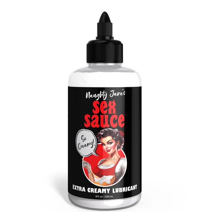 SS NAUGHTY JANES SEX SAUCE EXTRA CREAMY LUBE 8 OZ