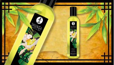 ORGANICA KISSABLE MASSAGE OIL EXOTIC GREEN TEA