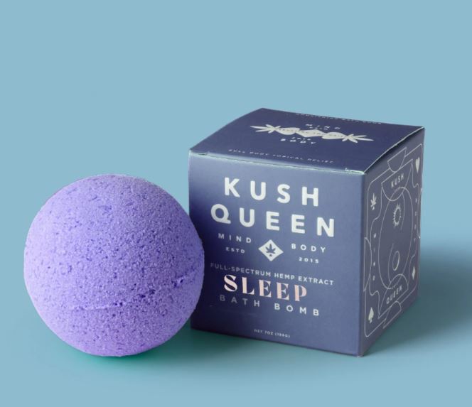 KUSH QUEEN BATH BOMB SLEEP 1000MG