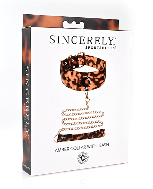 SINCERELY AMBER COLLAR & LEASH - Click Image to Close