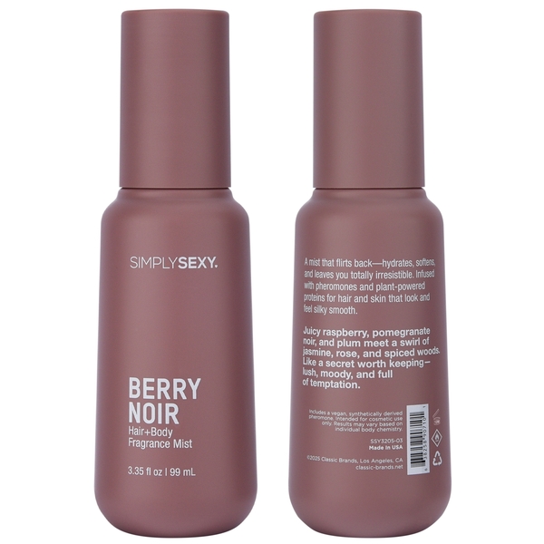 SIMPLY SEXY PHEROMONE HAIR AND BODY MIST BERRY NOIR 3.35OZ