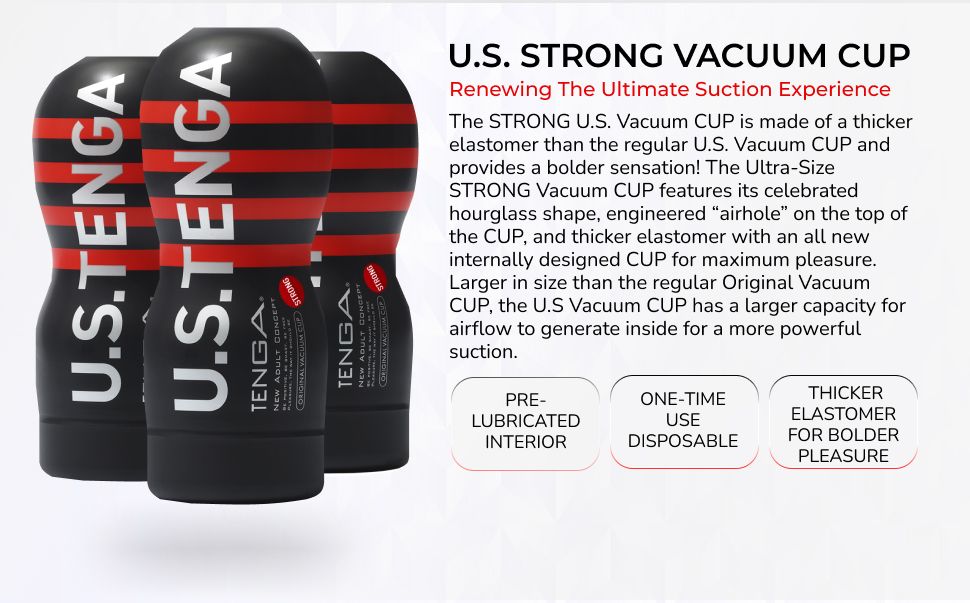 TENGA U.S. ORIGINAL VACUUM CUP STRONG (NET)